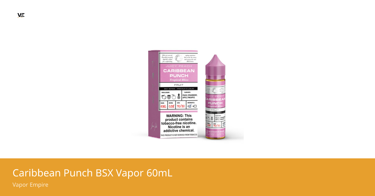 Caribbean Punch BSX Vapor 60mL