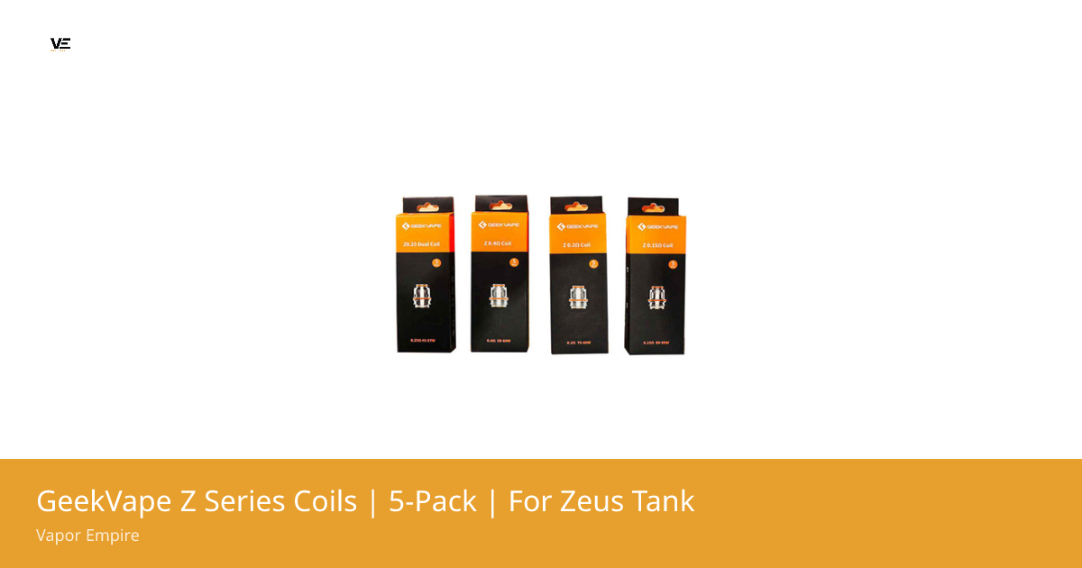 GeekVape Z Series Coils | 5-Pack | For Zeus Tank