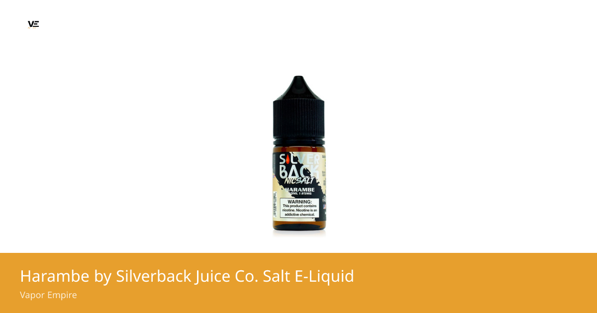 Harambe by Silverback Juice Co. Salt E-Liquid