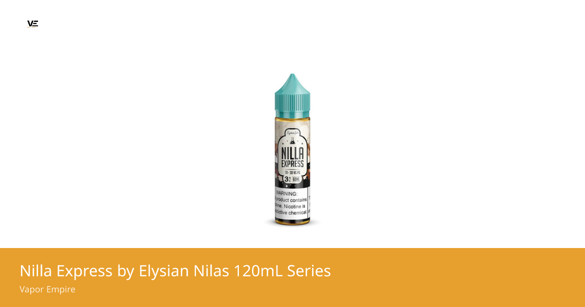 Nilla Express by Elysian Nilas 120mL Series